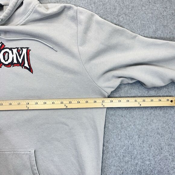 Venom Marvel Hoodie Mens 2XL XXL Gray Japanese Comic Spiderman Pullover READ - Picture 7 of 10